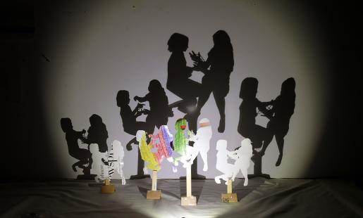 Barbed Wire Series - Cat’s Cradle Shadow Installation